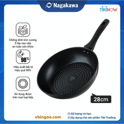 Chảo Chống Dính Cao Cấp Nagakawa NAG2852