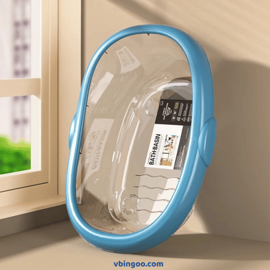 Chậu Tắm Cho Bé Sơ Sinh Gia Đình Có Lưới Tắm