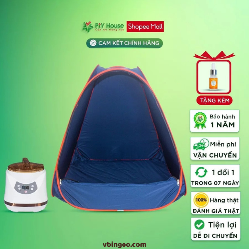 Compo noi xong hoi toan than PTY HOUSE cao cap Compo nồi xông hơi toàn thân PTY HOUSE cao cấp