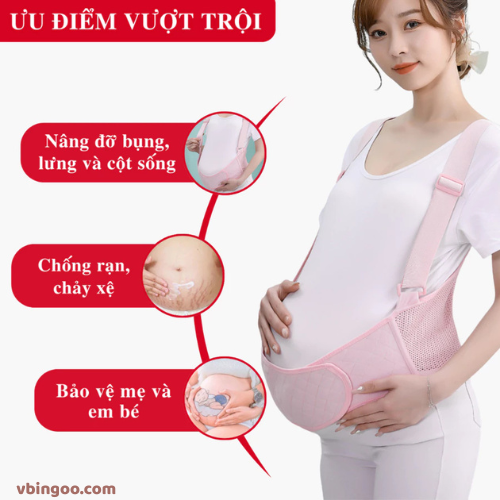 Dai Nit Nang Bung Cho Me Bau KooKoo Đai Nịt Nâng Bụng Cho Mẹ Bầu KooKoo