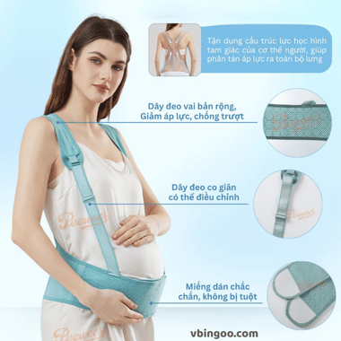 Đai nâng đỡ bụng bầu PeeWees Pro