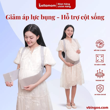 Đai nâng đỡ bụng bầu giảm đau lưng Bellamom