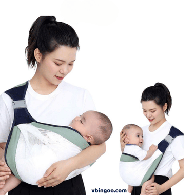 Địu vải cho bé dạng lưới thông thoáng cho bé 0 - 36 tháng