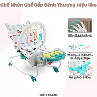 Ghế Nhún Ghế Bấp Bênh Thương Hiệu iiko