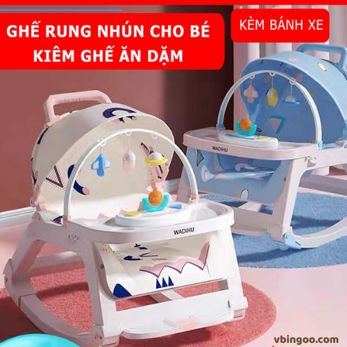 Ghe Rung Nhun Cao Cap Cho Be M3 Ghế Rung Nhún Cao Cấp Cho Bé - M3