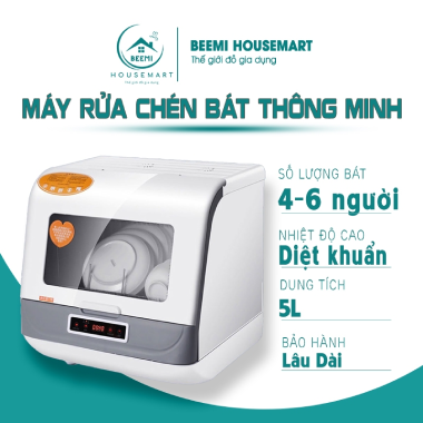 Máy Rửa Bát Beemi Mini Cao Cấp Cho 4-6 Người