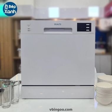 Máy Rửa Chén 8 Bộ Ecalite EDW-SMS6080WH