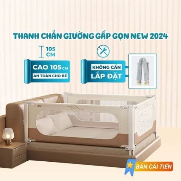 Thanh Chan Giuong Gap Gon Cao Cap Pakey Thanh Chắn Giường Gấp Gọn Cao Cấp Pakey