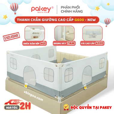 Thanh Chắn Giường Mẫu Mới Độc Quyền Pakey G600
