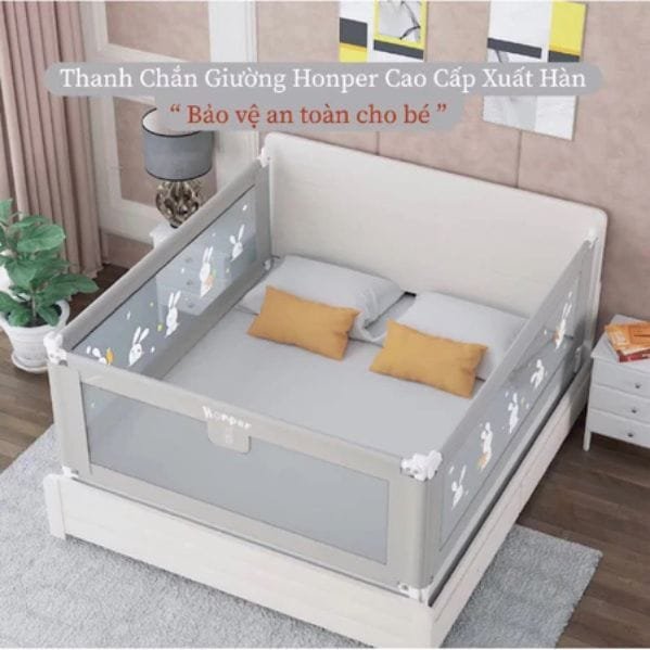 Thanh chan giuong cho be Honper cao cap Han Quoc Thanh chắn giường cho bé Honper cao cấp Hàn Quốc
