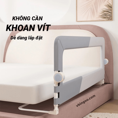 Thanh chắn giường cho bé, hàng rào giường onkid