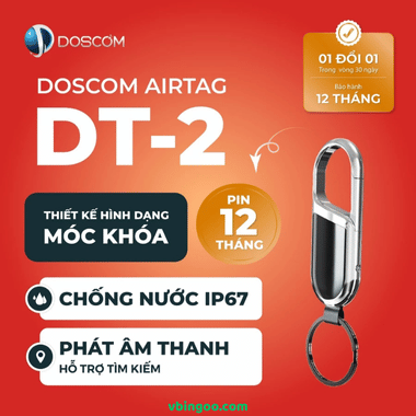 Thiết Bị Định Vị GPS Thông Minh Doscom Tag DT2