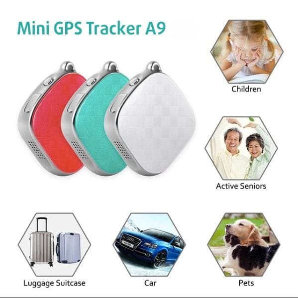 Thiết bị Định vị Mini GPS A9 lắp Sim Thiết kế Nhỏ gọn