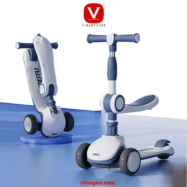 Xe Trượt Scooter Cho Bé Có Bệ Ngồi V-BABY