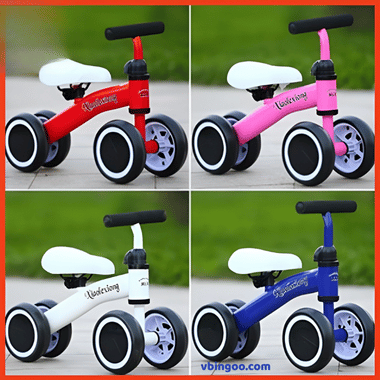 Xe chòi chân 4 bánh xe thăng bằng cho bé TỪ 1 - 3 TUỔI 