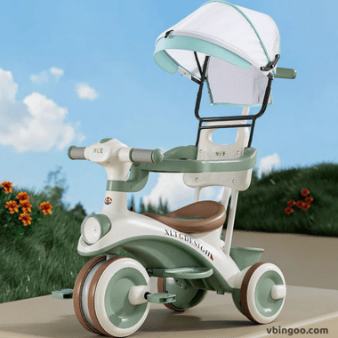 Xe đẩy cho bé ba bánh 2in1 kiêm xe chòi chân cho bé