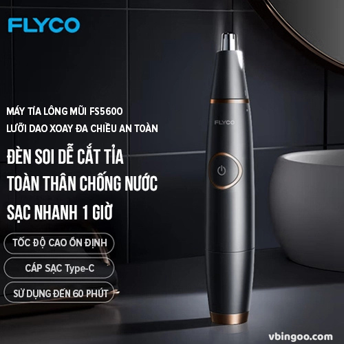 May Lam Sach Long Mui Flyco FS5600VN Máy Làm Sạch Lông Mũi Flyco FS5600VN