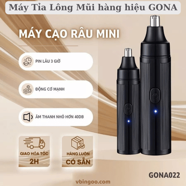 Máy Tỉa Lông Mũi hàng hiệu GONA