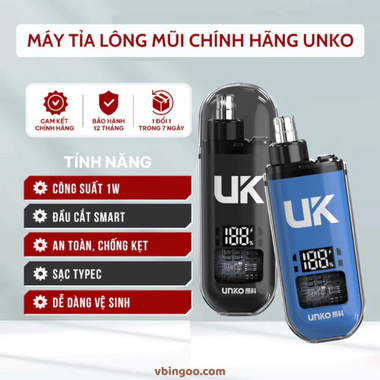 Máy cắt tỉa lông mày lông mũi điện mini UNKA