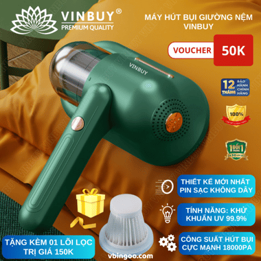Máy hút bụi giường nệm cầm tay VINBUY