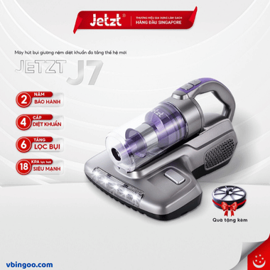 Máy hút bụi giường nệm diệt khuẩn đa tầng thế hệ mới JETZT J7