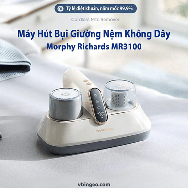 Máy hút bụi giường nệm morphy richards MR3100