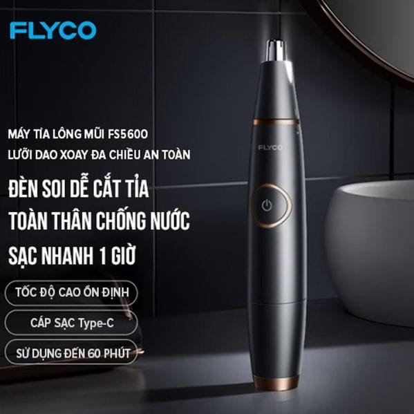 Máy tỉa lông mũi Flyco FS5600VN