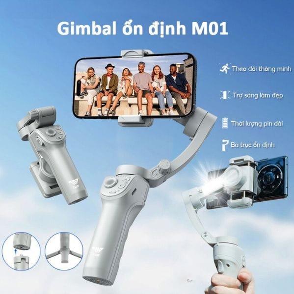 Gimbal chong rung dien thoai TOKQI M01 Gimbal chống rung điện thoại TOKQI M01