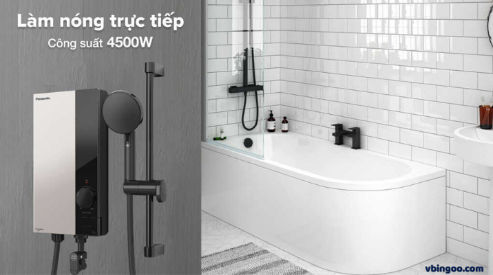 May nuoc nong truc tiep Panasonic DH 4US1VW Máy nước nóng trực tiếp Panasonic DH-4US1VW