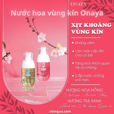 Nước hoa vùng kín Onaya