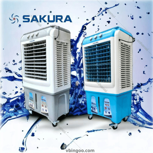 Quat dieu hoa khong khi hoi nuoc SAKURA 2024 Quạt điều hoà không khí hơi nước SAKURA 2024
