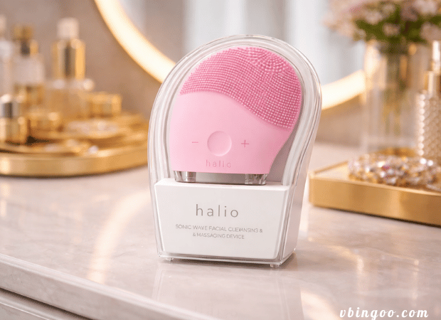 May rua mat Halio Facial Cleansing Massaging Device Máy rửa mặt Halio Facial Cleansing & Massaging Device
