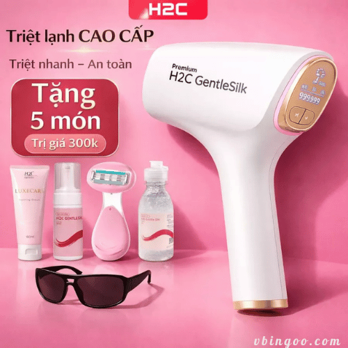 Máy triệt lông mini H2C Gentlesilk preminum