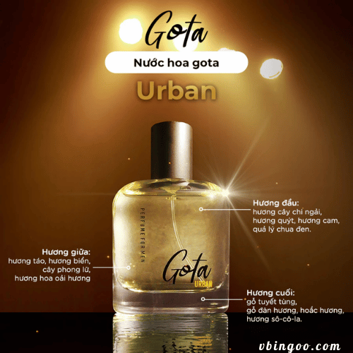 Nuoc Hoa Nam Gota huong thom manh me Nước Hoa Nam Gota hương thơm mạnh mẽ