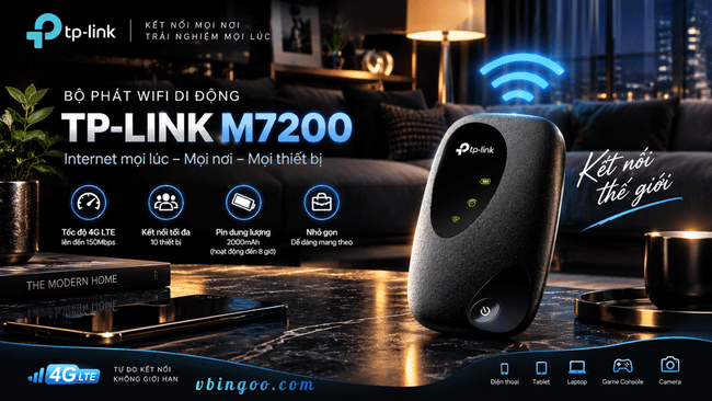 Bo Phat Wifi Di Dong TP Link M7000 Bộ Phát Wifi Di Động TP-Link M7000