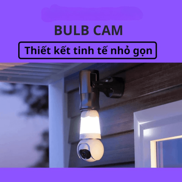 Camera WIFI bóng đèn IMOU Bulb Cam