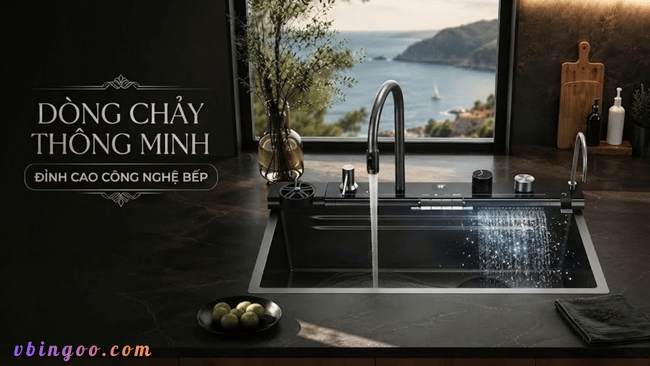 Chau rua bat 7 phim 1 ho da chuc nang Breezy Chậu rửa bát 7 phím 1 hố đa chức năng Breezy