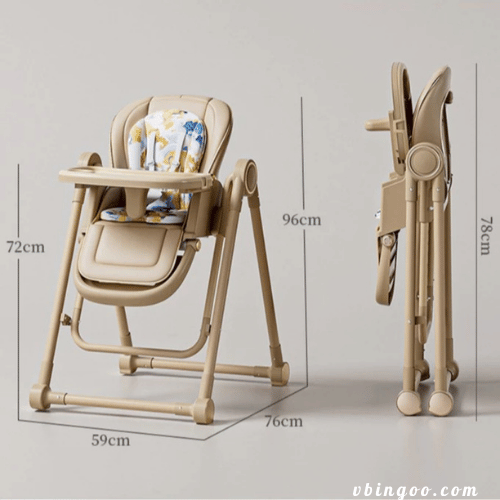 ghế ăn dặm cho bé gấp gọn Mumkid