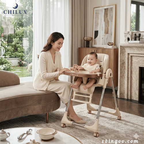 Ghế ăn dặm cho bé Chilux Grow S