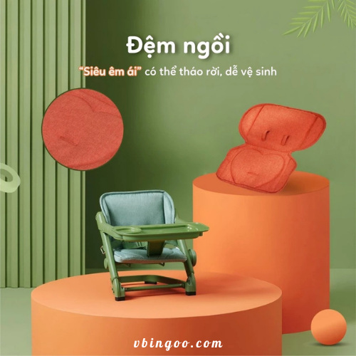 Ghế ăn dặm gấp gọn Unilove