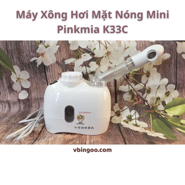 Máy Xông Hơi Mặt Nóng Mini Pinkmia K33C