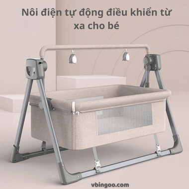 Nôi điện tự động điều khiển từ xa cho bé