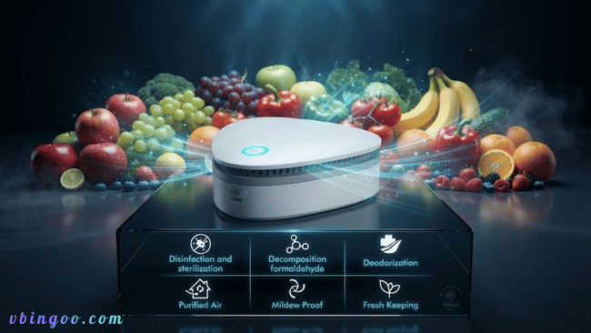 May Khu Mui Tu Lanh Mini Freashener Máy Khử Mùi Tủ Lạnh Mini Freashener