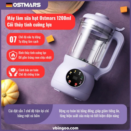 May Lam Sua Hat OSTMARS Máy Làm Sữa Hạt OSTMARS