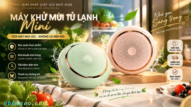 May khu mui tu lanh cong nghe ozone Máy khử mùi tủ lạnh công nghệ ozone