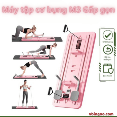 Máy tập cơ bụng M3 Gấp gọn