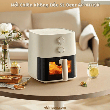 Nồi Chiên Không Dầu 5L Bear AF-4H15K