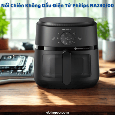 Nồi Chiên Không Dầu Điện Tử Philips NA230/00