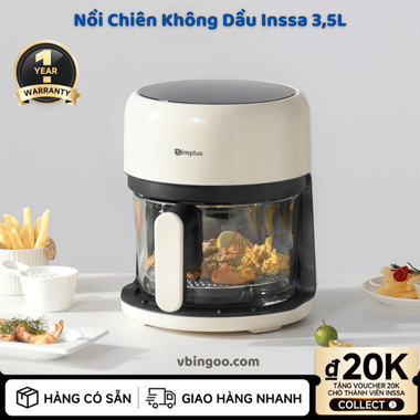 Nồi Chiên Không Dầu Inssa 3,5L