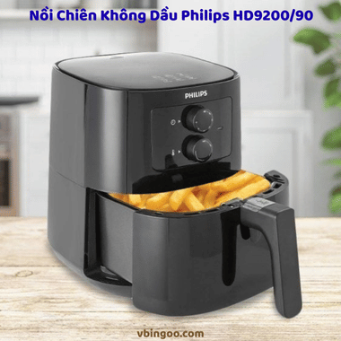 Nồi Chiên Không Dầu Philips HD9200/90